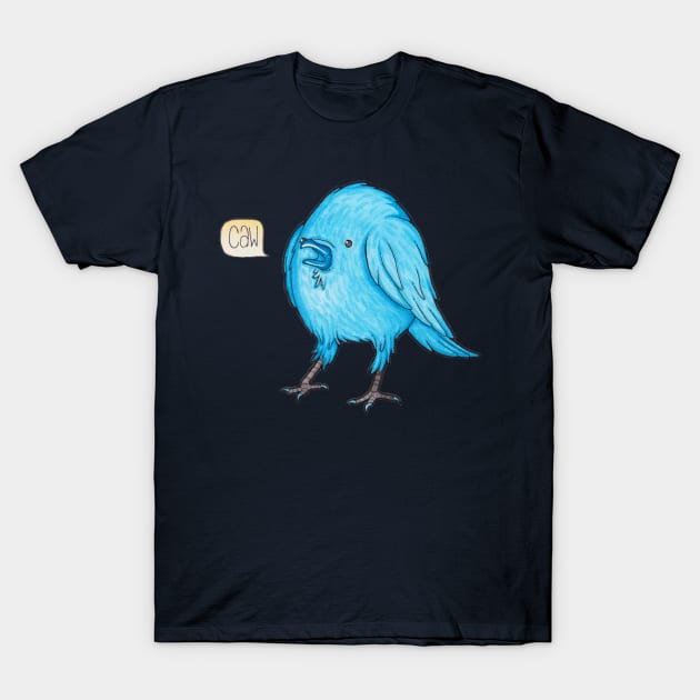 Riley the Raven T-Shirt by AlexMathewsDesigns